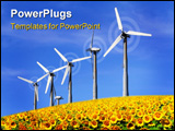 PowerPoint Template - windmill renewable energy sourch