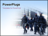 PowerPoint Template - Riot Police