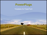 PowerPoint Template - australian rural road