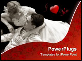 PowerPoint Template - the couples have romantic moment in their honeymoon