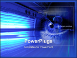 PowerPoint Template - Eyes image with some computer graphics