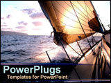 PowerPoint Template - Sail boat in water