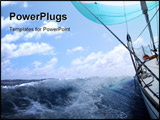 PowerPoint Template - sailing in atlantic