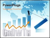PowerPoint Template - world wide sales growth and successful business operations
