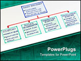 PowerPoint Template - pen and pencil in the scheme of technology sales