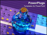 PowerPoint Template - Photo of Flask on a Periodic Chart - Potion / Science