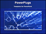 PowerPoint Template - image showing chemical background
