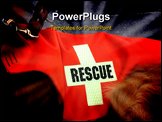 PowerPoint Template - search and rescue dog.