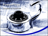 PowerPoint Template - Photo of a Combination Lock