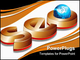 PowerPoint Template - The acronym SEO, standing for Search Engine Optimization, vector illustration