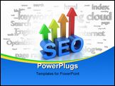PowerPoint Template - SEO - Search Engine Optimization is growing