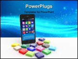 PowerPoint Template - Smartphone with application icons