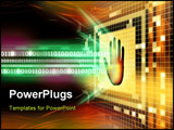 PowerPoint Template - Software protection blocking a binary code stream