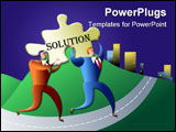 PowerPoint Template - puzzle piece found