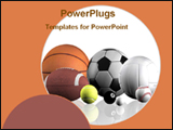 PowerPoint Template - balls of different games