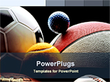 PowerPoint Template - variety of balls