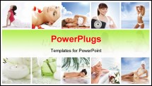 PowerPoint Template - Spa and health collages made of some bright pictures