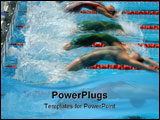 PowerPoint Template - swimming: women