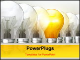 PowerPoint Template - Light bulbs bitmap copy