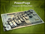 PowerPoint Template - 20 dollar bill with success on top