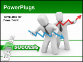 PowerPoint Template - Success and failure. Image contain clipping path