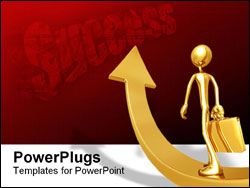 PowerPoint Template - A Concept And Presentation Figure in 3D