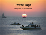 PowerPoint Template - Nice and famous Ibiza sunset