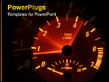PowerPoint Template - tachometer - revving