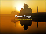 PowerPoint Template - Dawn at the Taj Mahal in Agra Northwest India