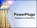 PowerPoint Template - Tall office Building
