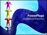 PowerPoint Template - colourful executives