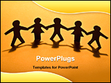 PowerPoint Template - an illustrative image showing teamwork