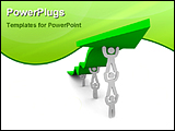 PowerPoint Template - illustrated image showing team work