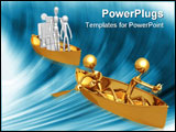 PowerPoint Template - A Concept And Presentation Figure in 3D