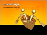 PowerPoint Template - Concept & Presentation Figure 3D