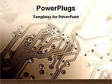 PowerPoint Template - image of a circuit board