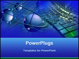 PowerPoint Template - A free interpretation of data servers, micro cosmos.