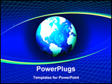 PowerPoint Template - world globe looks like an eye