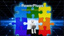 PowerPoint Template - The main part. Image contain clipping path