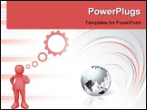PowerPoint Template - Computer generated image - Creative Thinking .