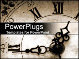 PowerPoint Template - old clock