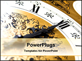PowerPoint Template - image of a clock