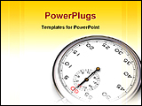 PowerPoint Template - image of a clock