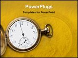 PowerPoint Template - model of a antique pocket watch