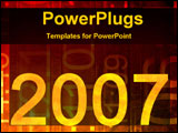 PowerPoint Template - red black and gold 2007