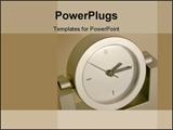 PowerPoint Template - Clock face with a few scratches