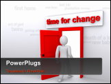 PowerPoint Template - time for changes, new achievements, door to the new life