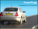 PowerPoint Template - car on road