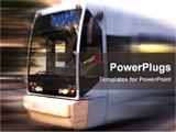 PowerPoint Template - motion of a running bus