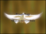 PowerPoint Template -  white dove